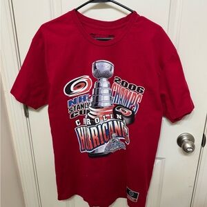 NHL Carolina Hurricanes Red Graphic T-Shirt